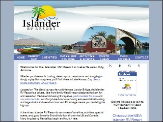 Web site www.islanderrvresort.com, 751 Beachcomber Blvd