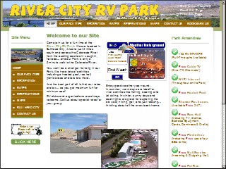 Web site www.rivercityrvpark.com, River City Rv Park
